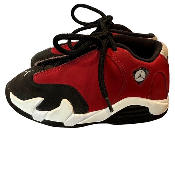 Nike Air Jordan 14 Retro TD Gym Red 312093-006 Toddler Size 10C - Picture 4 of 9